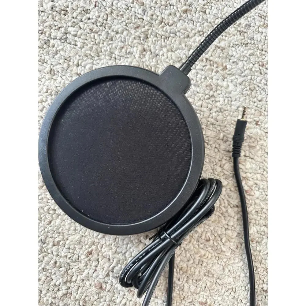 USB Plug & Play 192kHz/24Bit Microphone with Adjustable Boom Arm And Pop Filter